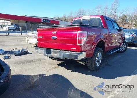 2013 Ford F-150 Lariat из США, поврежденный, VIN 1FTFW1EFXDFA23428